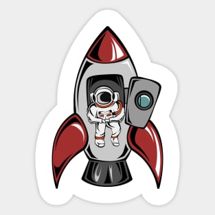 Lonely Astronaut Sticker